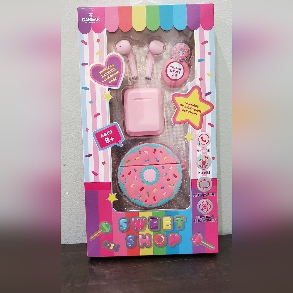 Sweet Shop Wireless Ear Buds +Charging Case